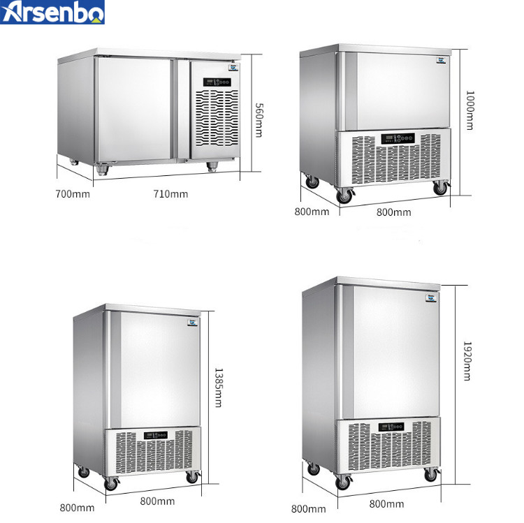 500L Multipurpose Grey Fridge Freezer , Odorless Stainless Steel Refrigerator Freezer