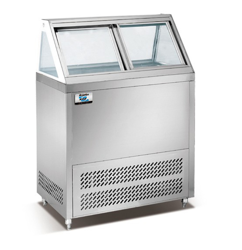 Arsenbo Scoop Ice Cream Display Freezer Freestanding Multiscene